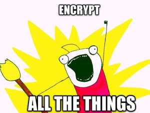 Encryption on mobile devices was put there to prevent data breaches in case your phone is lost or stolen. If you have an iPhone you should consider yourself lucky.