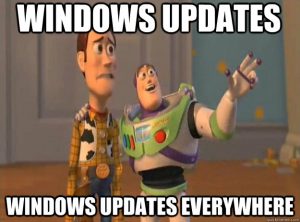 Windows always wants to install updates at the most inconvenient times.
